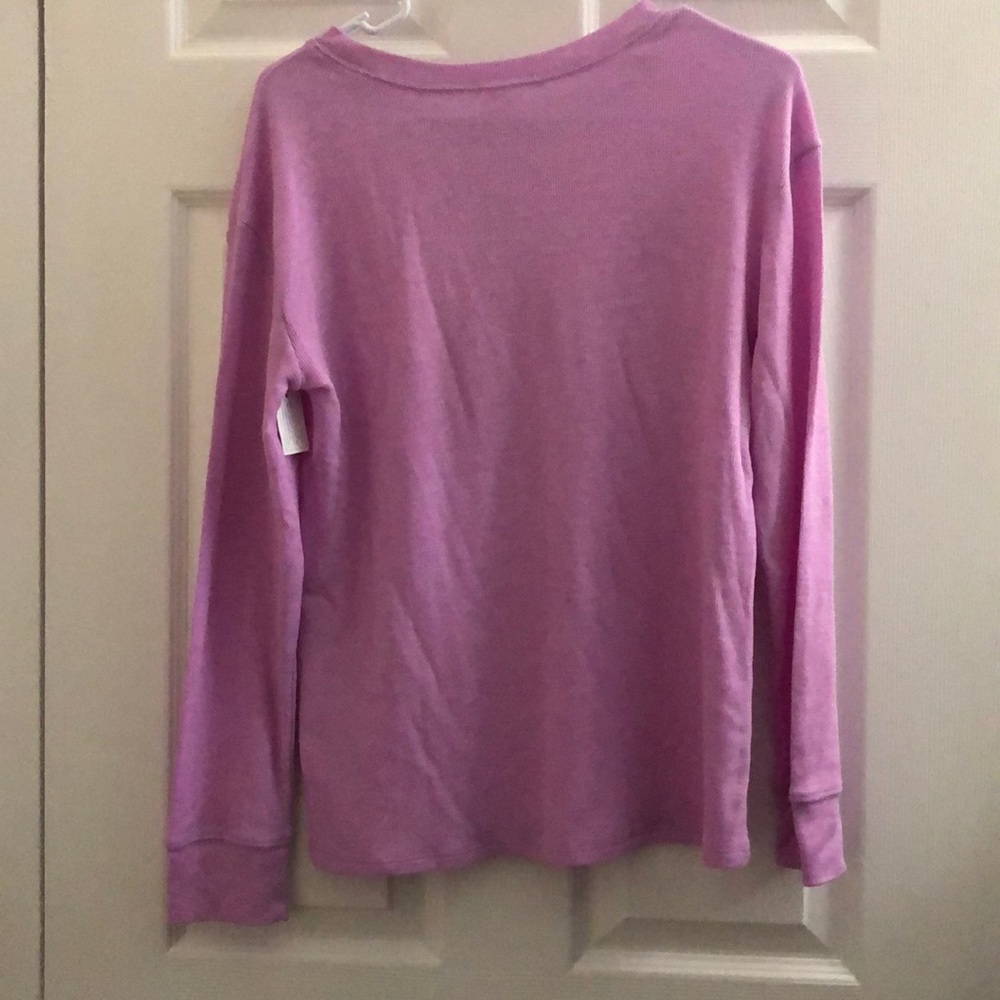 NWT Purple Thermal Long Sleeve Tee in Small - Picture 5 of 8